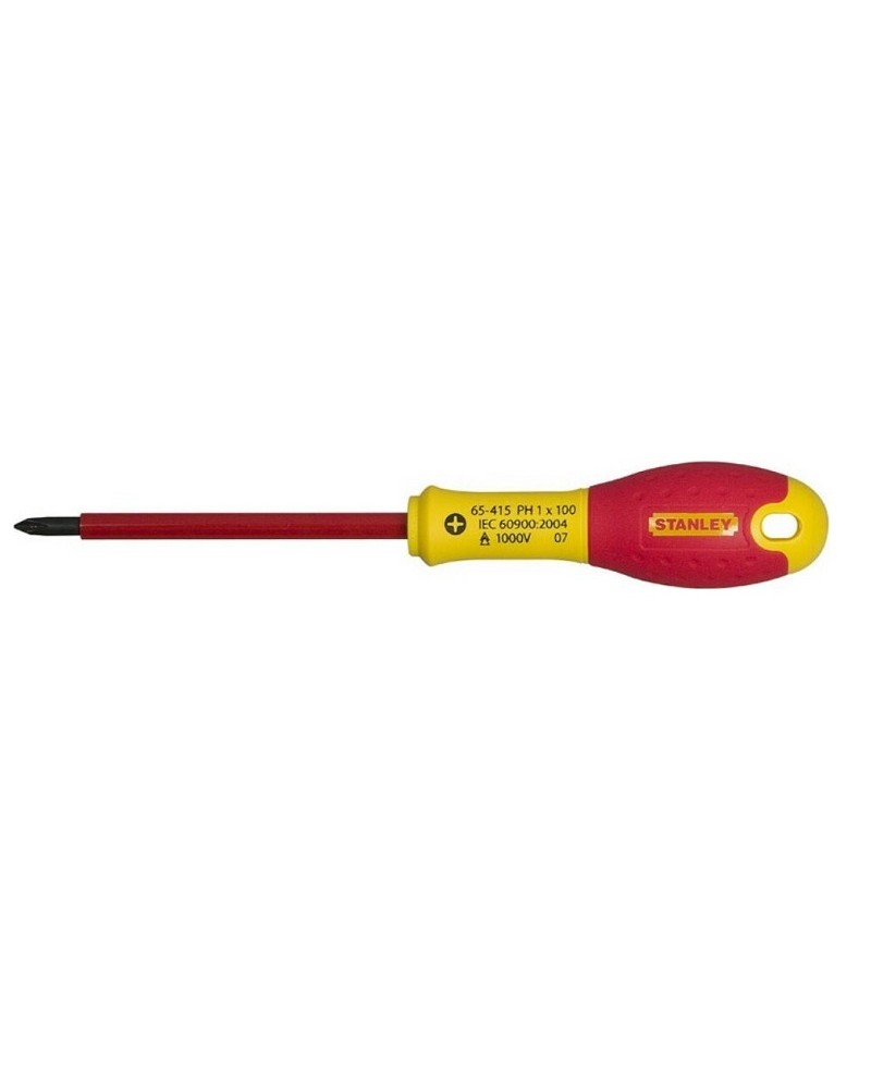 Κατσαβίδι Fatmax σταυρός με μόνωση 1000V ph1x100mm STANLEY
