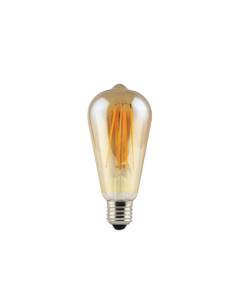 Λάμπα led filament vintage ST64 6W E27 2000K 550lm GEYER