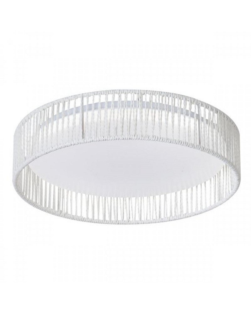 Πλαφονιέρα οροφής Led 18W CCT με λευκό σχοινί SPOTLIGHT