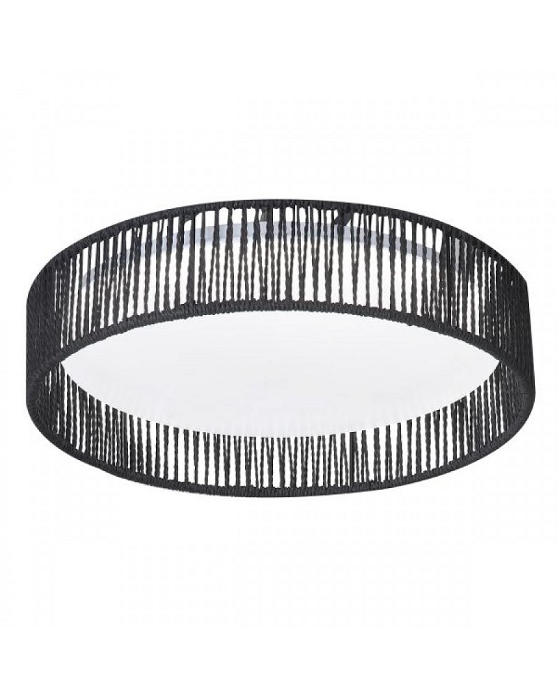 Πλαφονιέρα οροφής Led 18W CCT με μαύρο σχοινί SPOTLIGHT