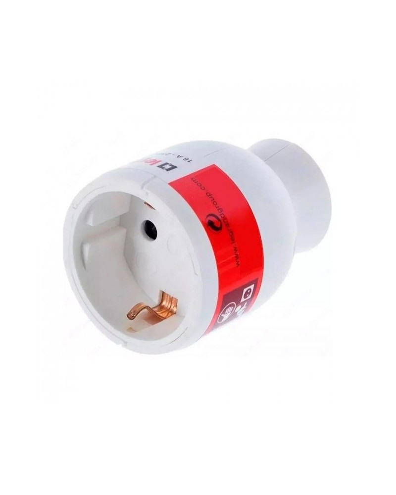 Φις σούκο θηλυκό 16A λευκό LEGRAND