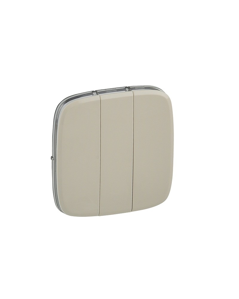 Valena allure πλακίδιο διακόπτη τριπλού κρεμ LEGRAND