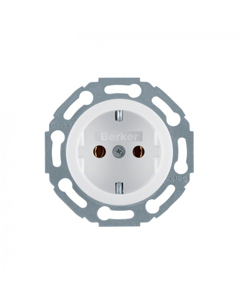 Berker serie 1930 πρίζα σούκο λευκή HAGER