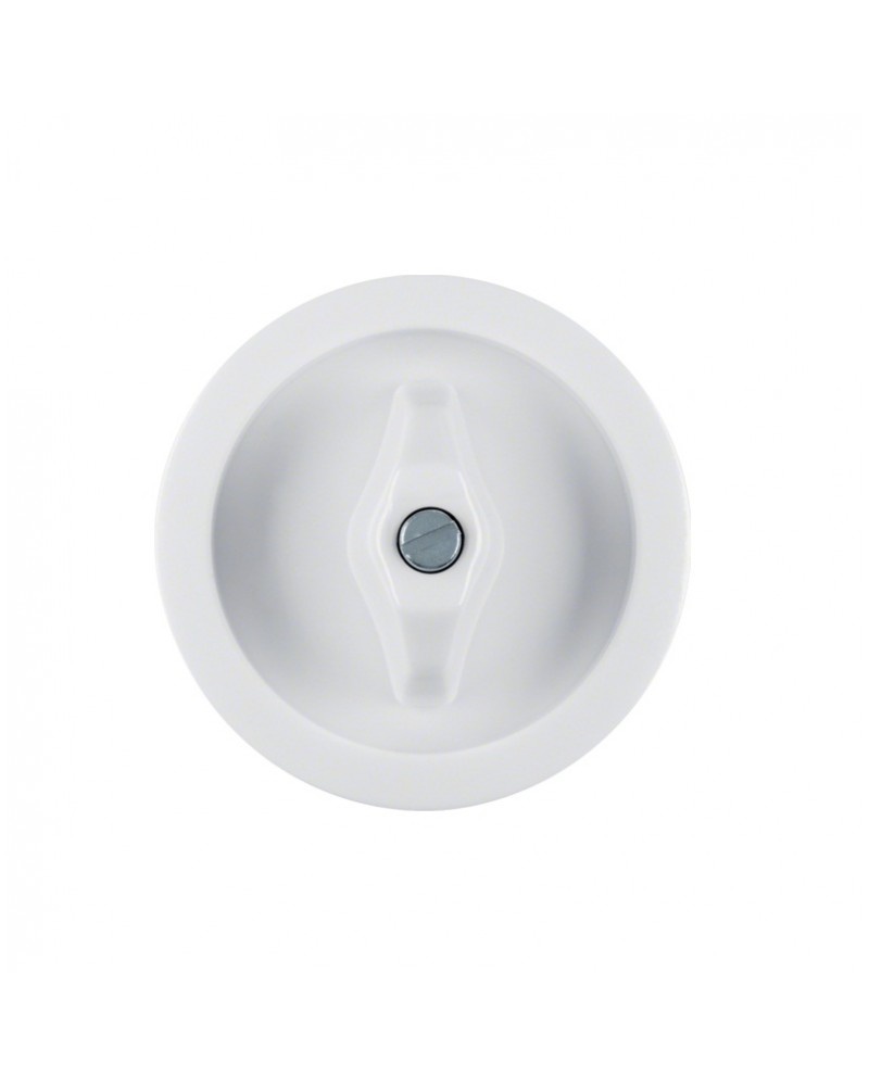 Berker serie 1930 πλακίδιο Α/Ρ-Κ/Μ-μπουτόν λευκό HAGER