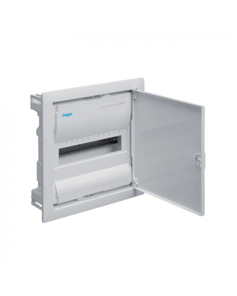 Πίνακας χωνευτός volta 1 σειράς 12 θέσεων IP30 HAGER 