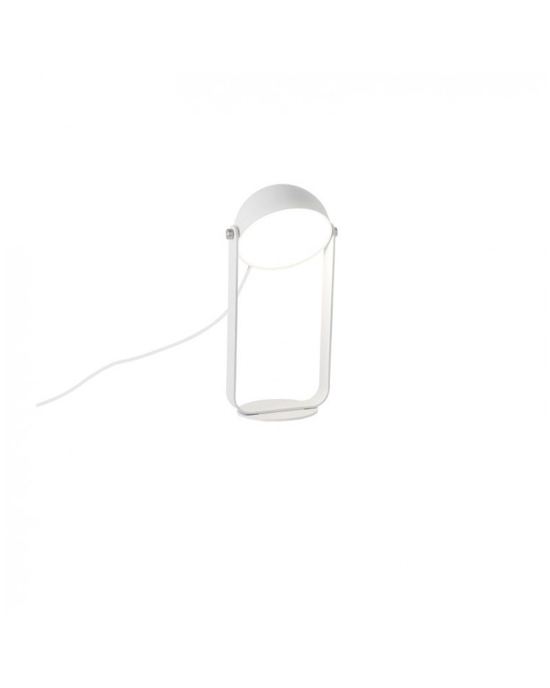 Πορτατίφ μεταλλικό λευκό hemi 6W led VIOKEF