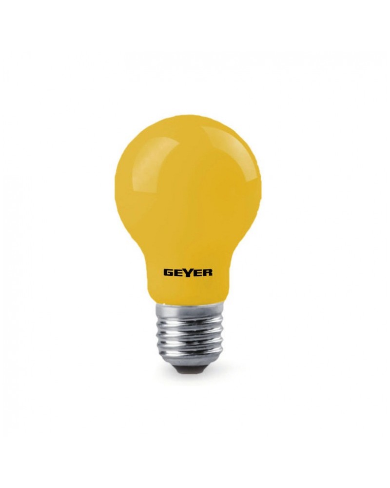 Λάμπα led A60 5W E27 αντί-κουνουπική κίτρινη GEYER