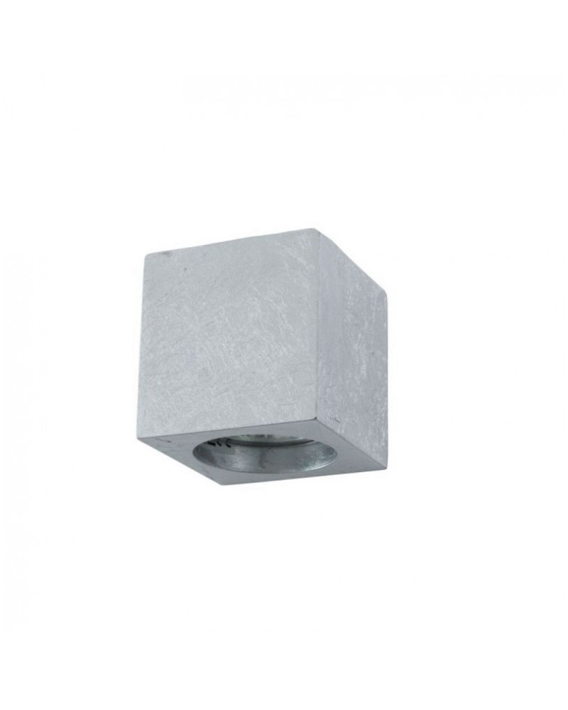 Γύψινο σποτ οροφής εξωτερικό ασημί 70x75 GU10 SPOTLIGHT