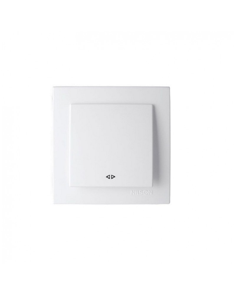 Nilson Διακόπτης μεσαίος αλέ ρετούρ λευκός GEYER
