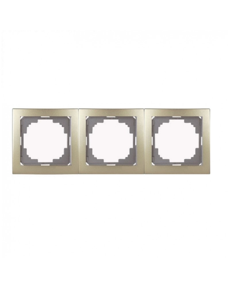 Nilson Πλαίσιο 3 θέσεων σατινέ GEYER