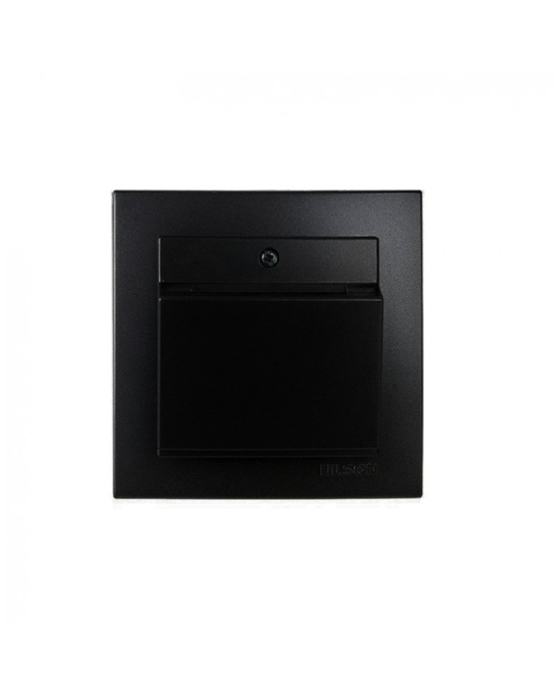 Nilson Καρτοδιακόπτης με ενδεικτική λυχνία μαύρος GEYER