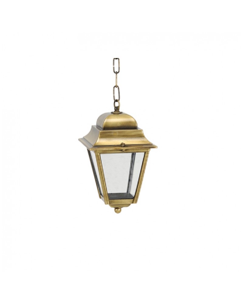 Φωτιστικό κρεμαστό ορειχάλκινο οξυντέ H26 E27 IP43 LIDO