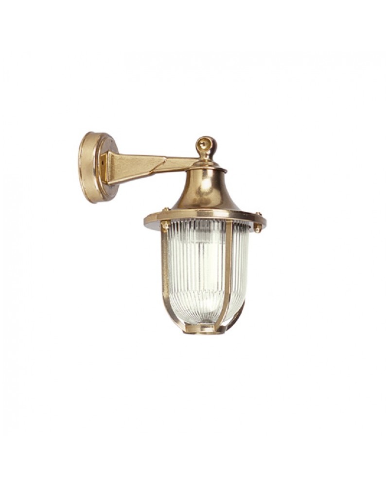 Απλίκα τοίχου μπρονζε ορειχάλκινη H27 IP64 E27 LIDO