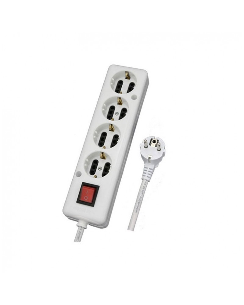 Πολύπριζο 4 θέσεων με καλώδιο 1.5m και με διακόπτη ΧΑΡΑΛΑΜΠΙΔΗΣ