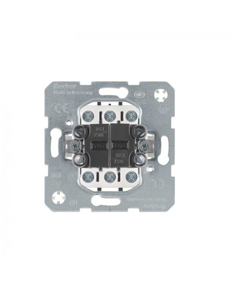 Berker μηχανισμός διακόπτη αλέ ρετούρ διπλός HAGER