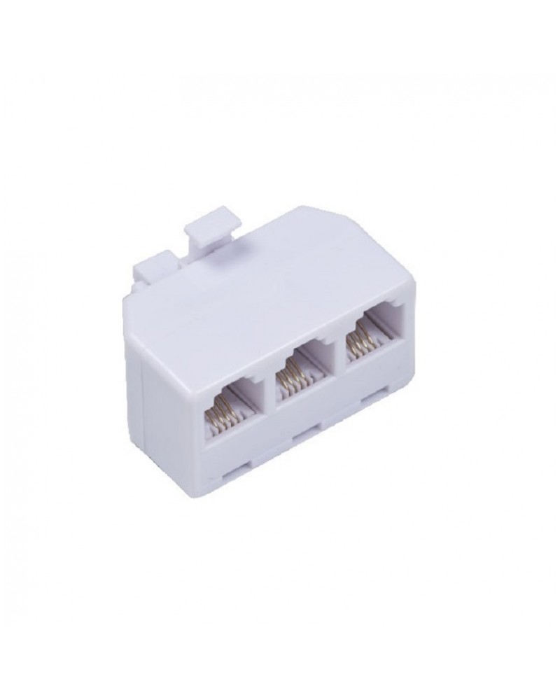 Adaptor RJ11 1αρσενικό/3θηλυκά CENTRAL