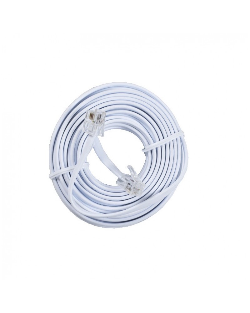Καλώδιο συνδέσεως RJ11 6m λευκό CENTRAL