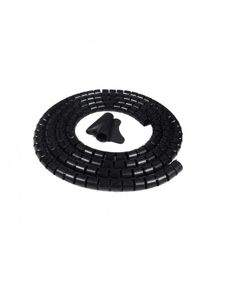 Σπιράλ οργανωτής καλωδίων 16mm μαύρο CENTRAL