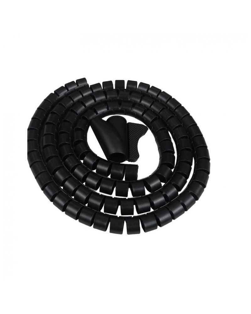 Σπιράλ οργανωτής καλωδίων 28mm μαύρο CENTRAL