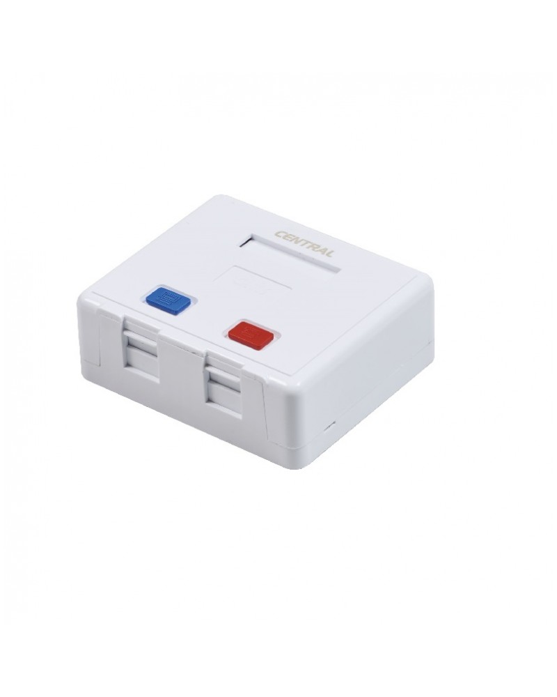 Πρίζα mini UTP CAT6 διπλή CENTRAL