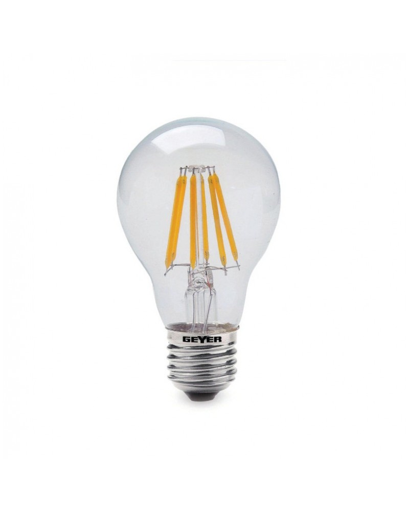 Λάμπα led filament A60 6W E27 2700K 650lm GEYER