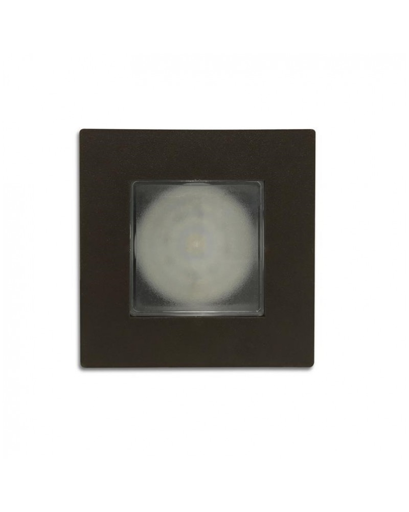 Φωτιστικό χωνευτό τοίχου LED καφέ σκουριά IP65 ARAPIDIS