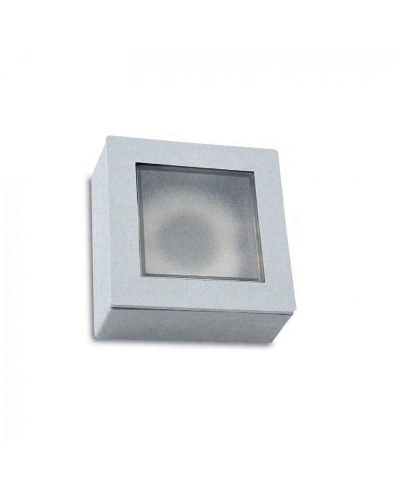 Φωτιστικό τοίχου χωνευτό γκρι GX53 IP65 ARAPIDIS