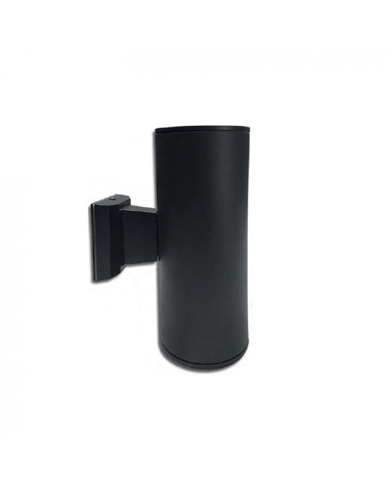 Απλίκα τοίχου αλουμίνιο μαύρο Ε27 PAR30 IP54 ARAPIDIS