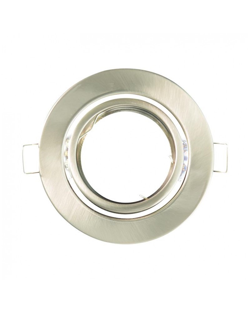 Σποτ χωνευτό κινητό στρογγυλό GU10 Nikel ματ GEYER