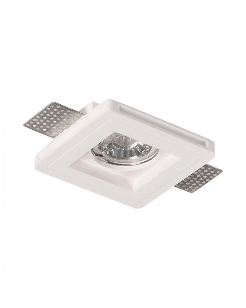 Γύψινο σποτ οροφής χωνευτό τετράγωνο 100x100 GU10 GEYER