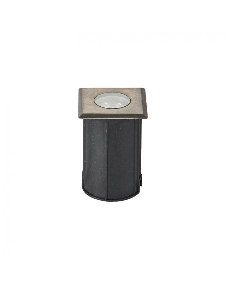 Επιδαπέδιο φωτιστικό χωνευτό LED τετράγωνο 1W 3000K 60lm IP68 GEYER