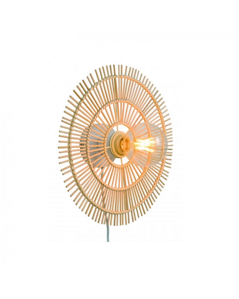 Απλίκα τοίχου πλεκτό καλάθι Ε27 Bolita VIOKEF