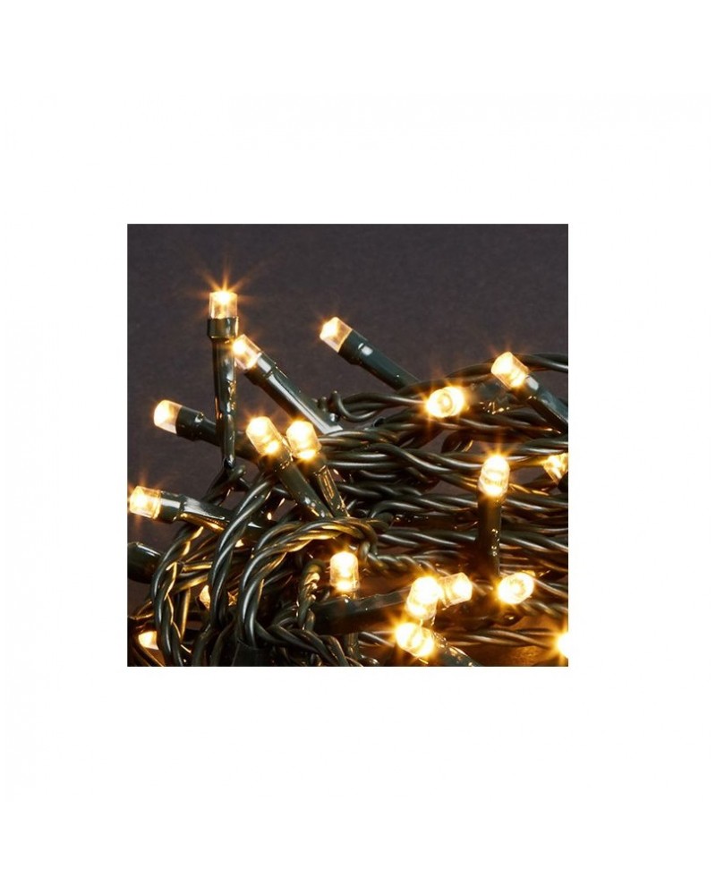 Χριστουγεννιάτικα λαμπάκια εσωτερικού & εξωτερικού χώρου 1000LED σταθερά επεκτεινόμενα θερμό50m