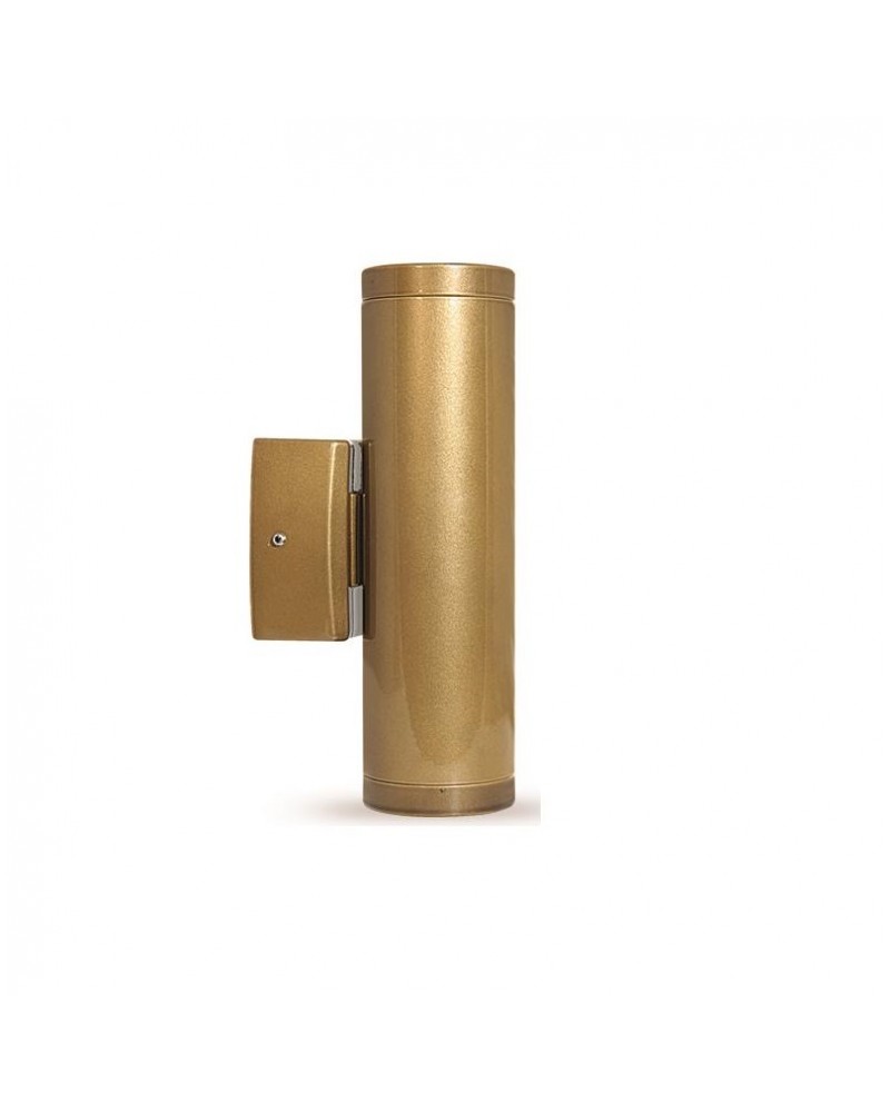 Απλίκα τοίχου Up-Down αλουμίνιο Bronze GU10 IP64 LIGHTUP