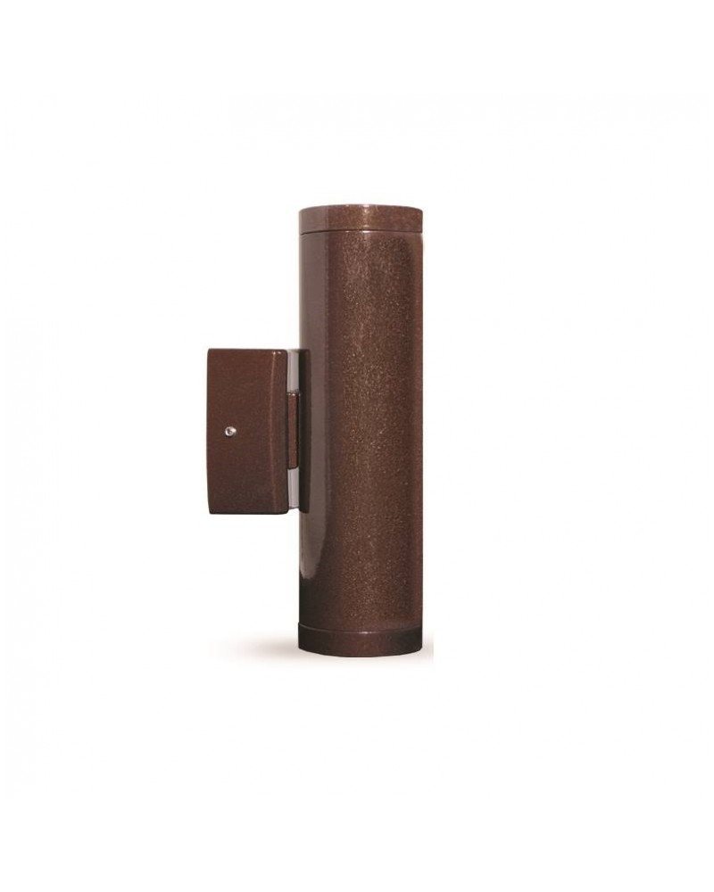 Απλίκα τοίχου Up-Down αλουμίνιο κεραμιδί GU10 IP64 LIGHTUP