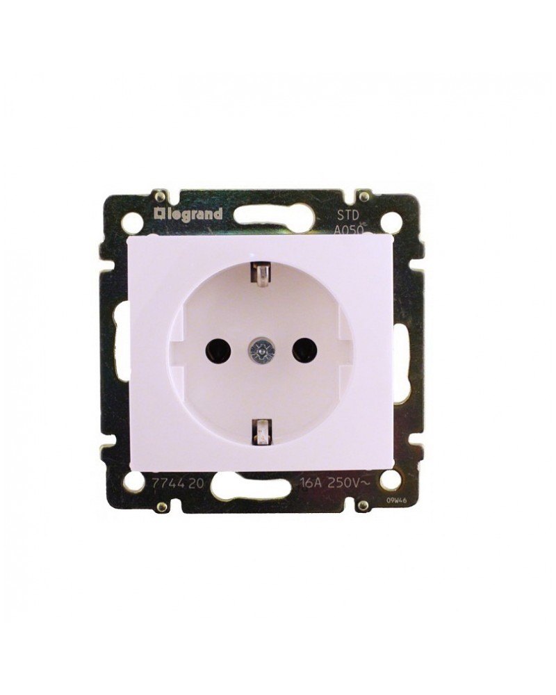 Valena πρίζα σούκο λευκή LEGRAND