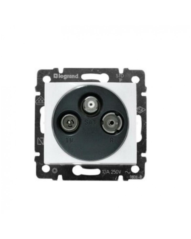 Valena πρίζα TV-RD-SAT τερματική λευκή LEGRAND