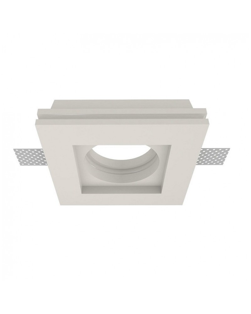 Γύψινο σποτ οροφής χωνευτό τετράγωνο 100x100 GU10 UNIVERSE