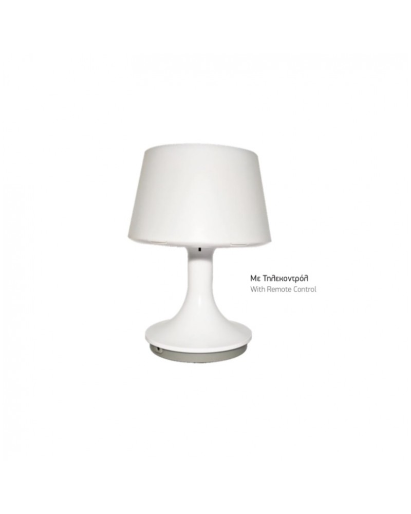Φωτιστικό γραφείου led 2.5W μπαταρίας με τηλεκοντρόλ λευκό 3000Κ-4000Κ SPOTLIGHT