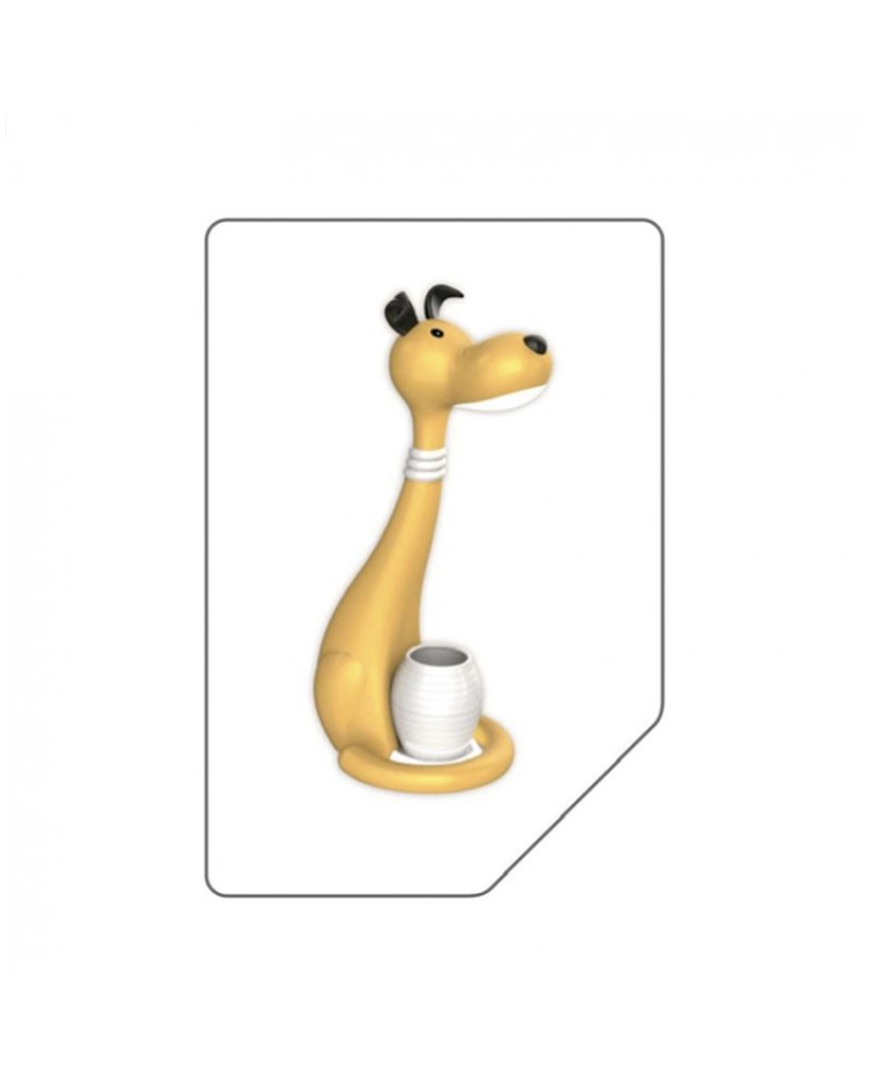 Φωτιστικό γραφείου Led σκυλάκι κίτρινο 6watt COM