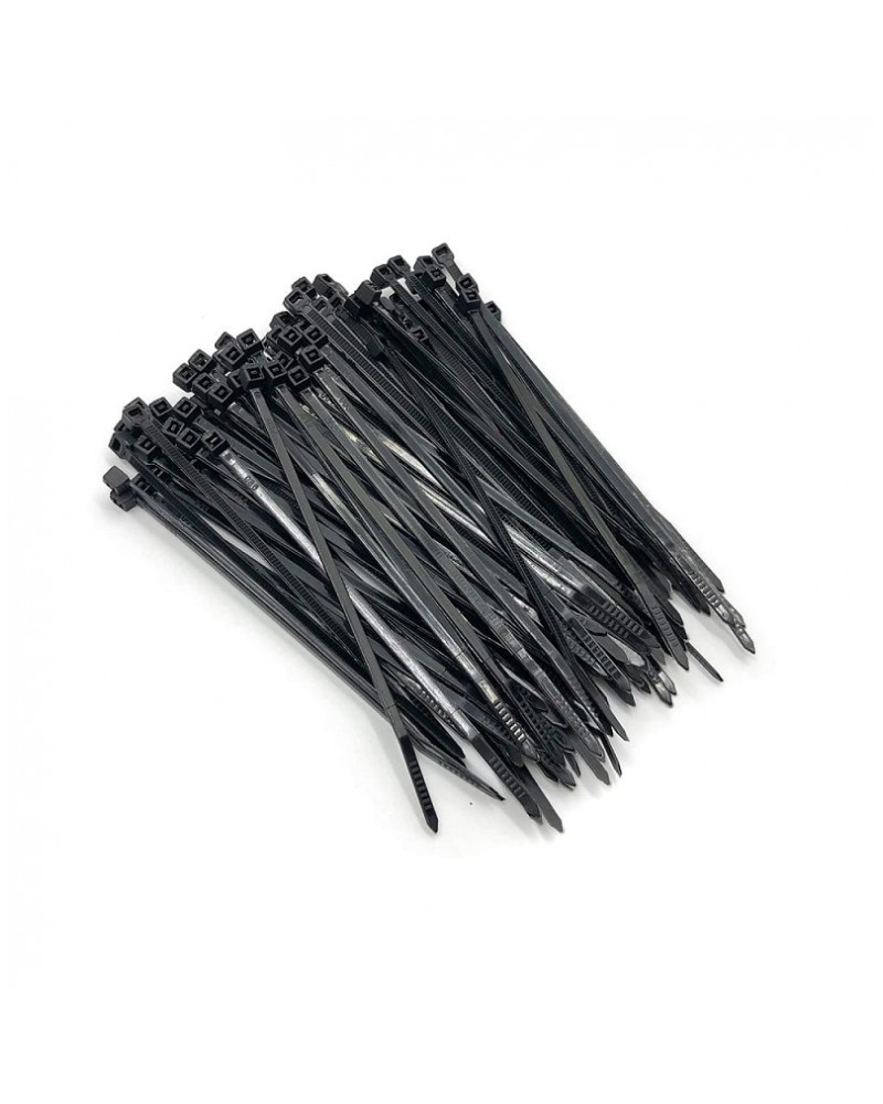 Δεματικά 300x4.8mm Μαύρα (Συσκ.100τεμ) COM