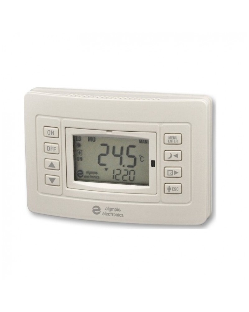 Θερμοστάτης χώρου προγραμματιζόμενος ηλεκτρονικός BS-812 OLYMPIA