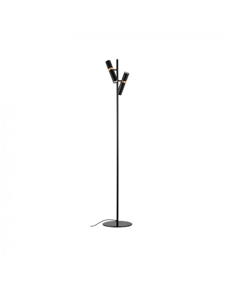 Φωτιστικό δαπέδου μεταλλικό μαύρο GU10 Edgar VIOKEF