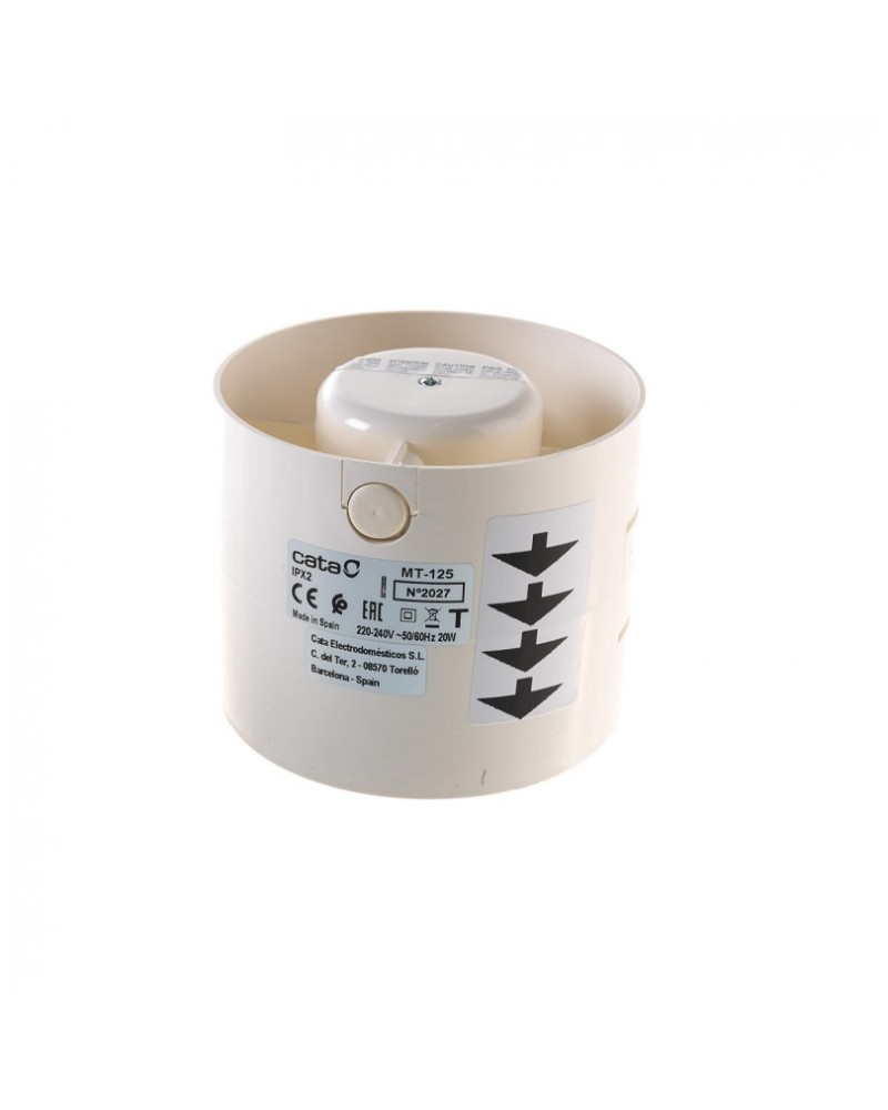 Εξαεριστήρας αεραγωγών σωλήνος διαμέτρου 125mm CATA