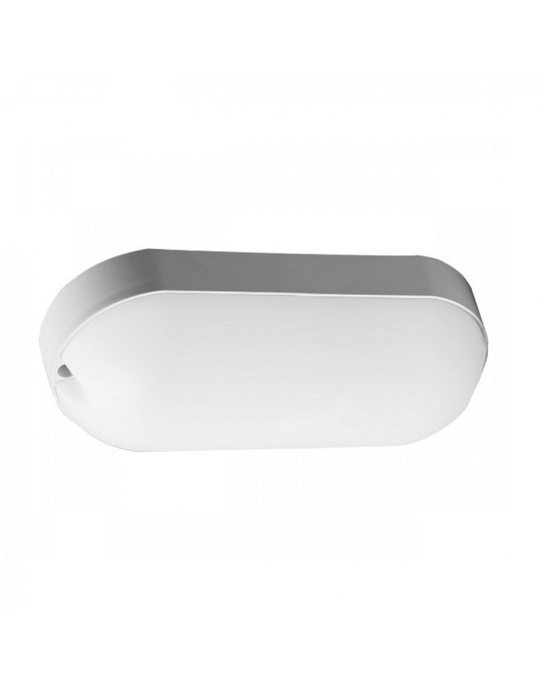 Απλίκα τοίχου πλαστική λευκή Led με αισθητήρα κίνησης 16W IP54 SPOTLIGHT