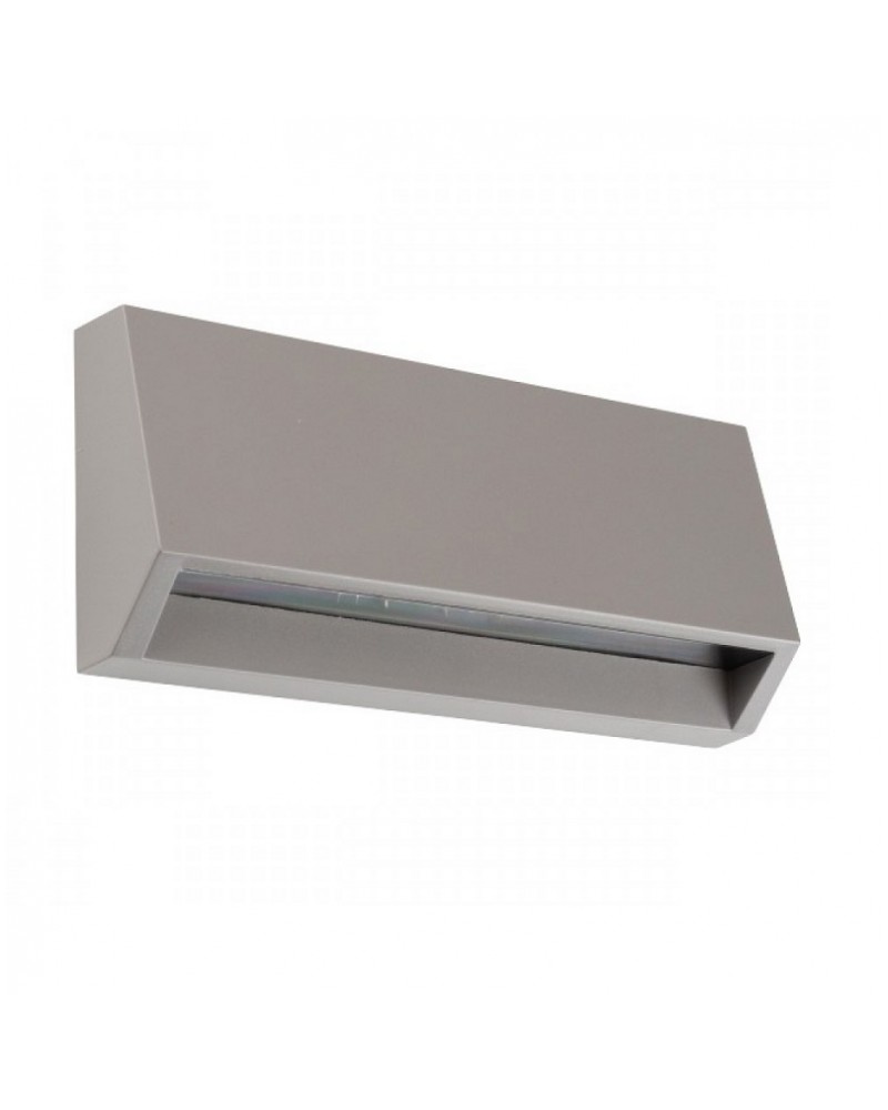 Απλίκα τοίχου γκρι Led IP65 3W SPOTLIGHT
