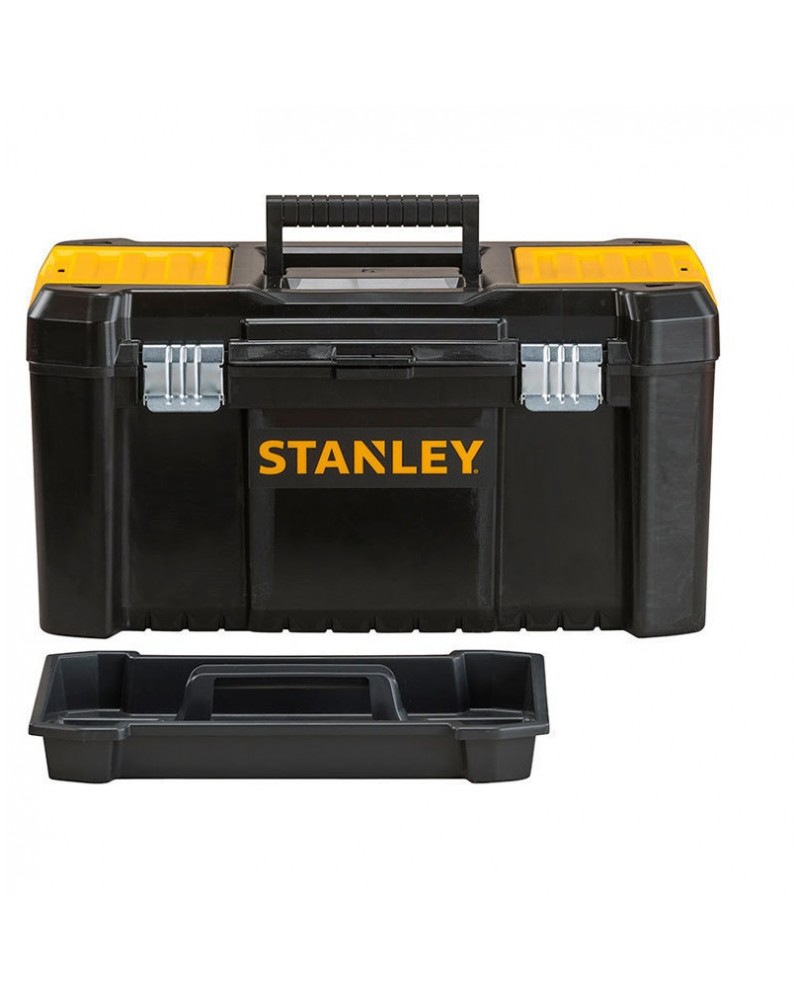 Εργαλειοθήκη Essential πλαστική μαύρη 48x25x25cm STANLEY 