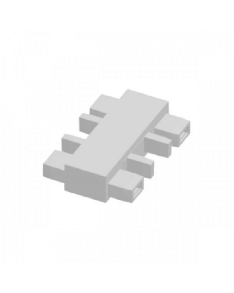 Σύνδεσμος ευθείας μαγνητικής ράγας λευκός SPOTLIGHT