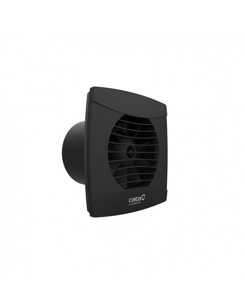 Εξαεριστήρας μπάνιου UC10 αθόρυβος μαύρος Cata