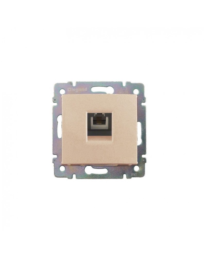 Valena πρίζα τηλεφώνου RJ11 1 εξ. κρεμ LEGRAND